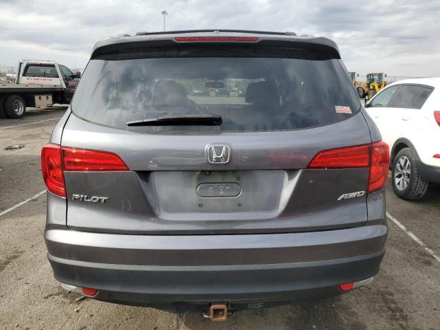 5FNYF6H54GB108783 - 2016 HONDA PILOT EXL GRAY photo 6