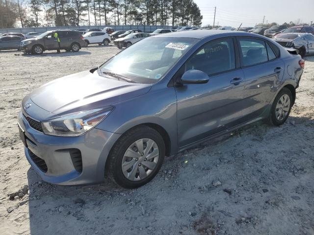 3KPA24AD9LE279113 - 2020 KIA RIO LX GRAY photo 1