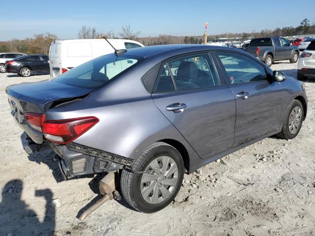 3KPA24AD9LE279113 - 2020 KIA RIO LX GRAY photo 3