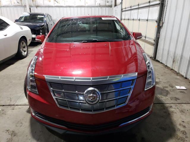 1G6RP1E49EU601835 - 2014 CADILLAC ELR LUXURY RED photo 5