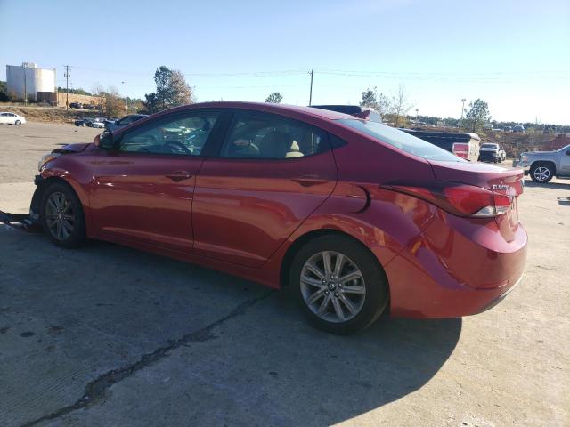 KMHDH4AE7EU048201 - 2014 HYUNDAI ELANTRA SE RED photo 2