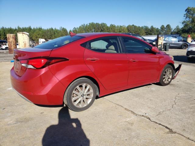 KMHDH4AE7EU048201 - 2014 HYUNDAI ELANTRA SE RED photo 3