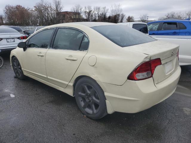 19XFA16579E021285 - 2009 HONDA CIVIC LX CREAM photo 2