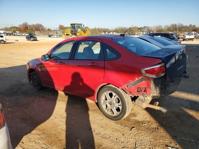 1FAHP35N98W241316 - 2008 FORD FOCUS SE RED photo 2