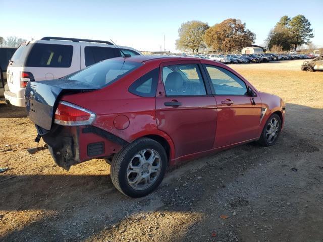 1FAHP35N98W241316 - 2008 FORD FOCUS SE RED photo 3