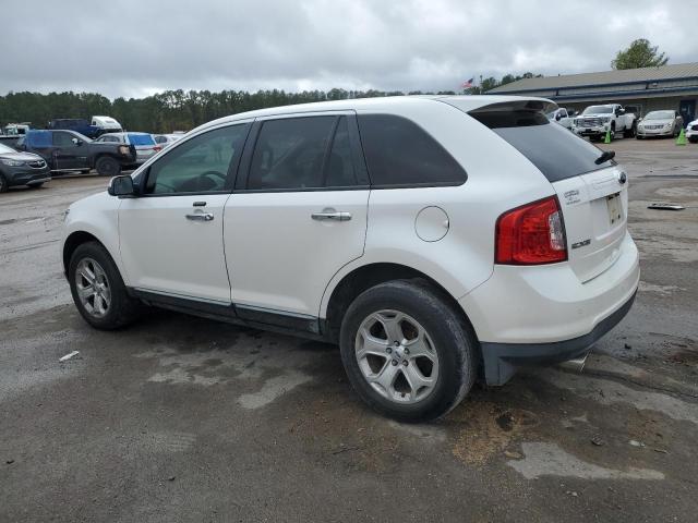 2FMDK3JC7BBB13253 - 2011 FORD EDGE SEL WHITE photo 2