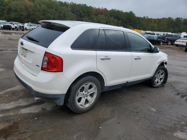 2FMDK3JC7BBB13253 - 2011 FORD EDGE SEL WHITE photo 3