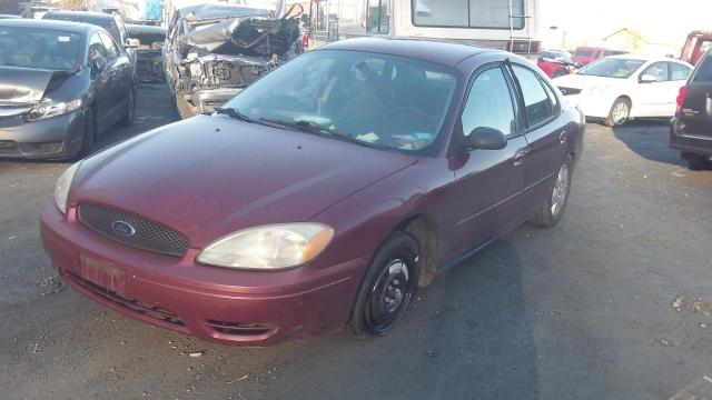 1FAFP53U26A190801 - 2006 FORD TAURUS SE RED photo 1