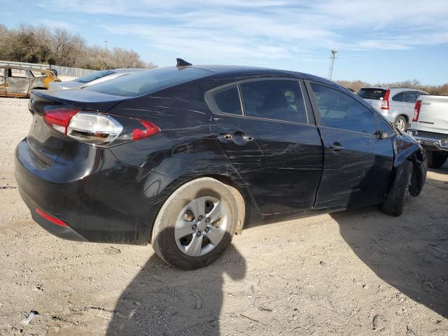 3KPFK4A77JE272187 - 2018 KIA FORTE LX BLACK photo 3