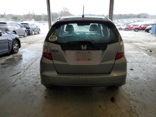 JHMGE8H44AC028422 - 2010 HONDA FIT SPORT GRAY photo 6