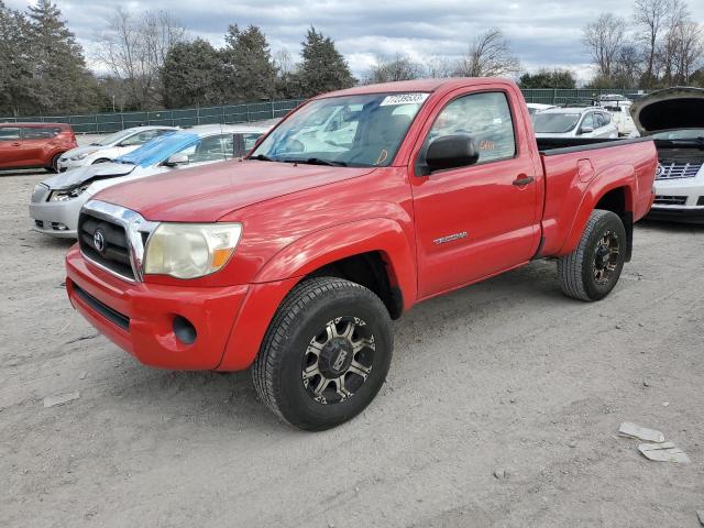 5TEPX42N47Z458645 - 2007 TOYOTA TACOMA RED photo 1