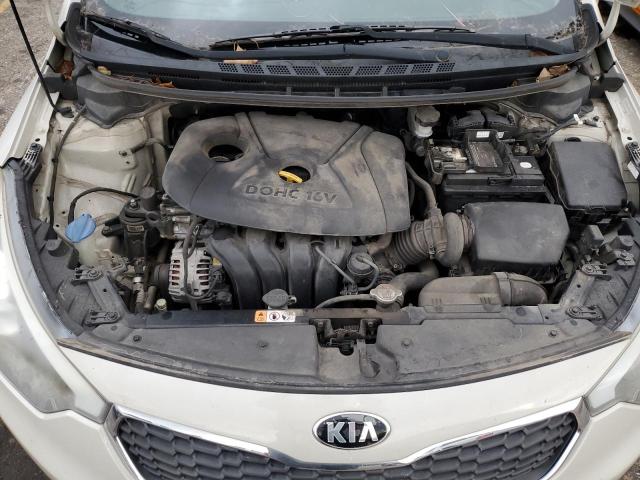 KNAFK4A69F5390796 - 2015 KIA FORTE LX GRAY photo 11