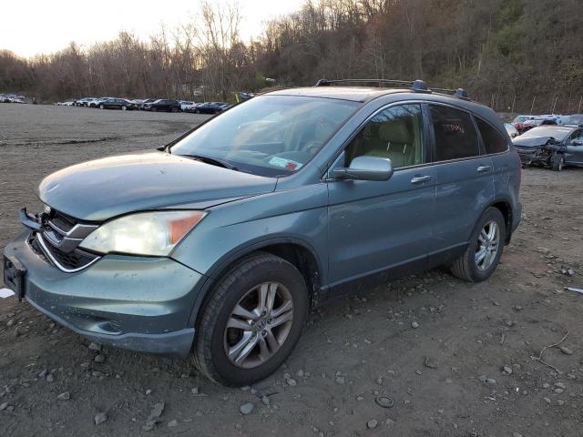 5J6RE4H73BL087096 - 2011 HONDA CR-V EXL TEAL photo 1