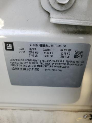 1G6DL5EDXB0141150 - 2011 CADILLAC CTS PERFORMANCE COLLECTION Krem fotoğraf 12