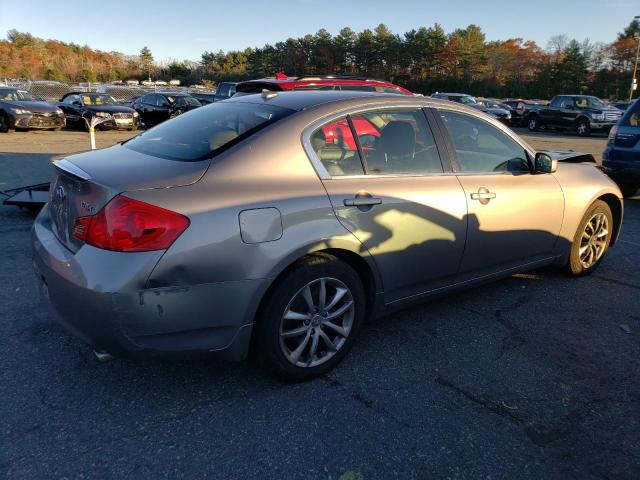 JNKBV61F98M271173 - 2008 INFINITI G35 GRAY photo 3