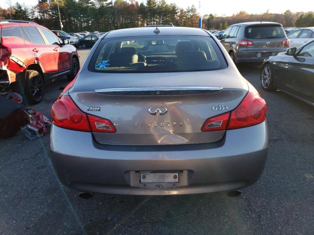 JNKBV61F98M271173 - 2008 INFINITI G35 GRAY photo 6