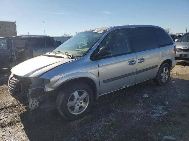 1D4GP45R87B103645 - 2007 DODGE CARAVAN SXT SILVER photo 1