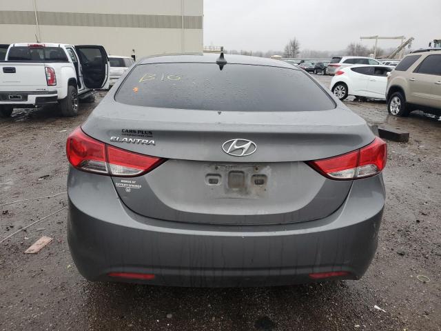 5NPDH4AE5CH142010 - 2012 HYUNDAI ELANTRA GLS SILVER photo 6