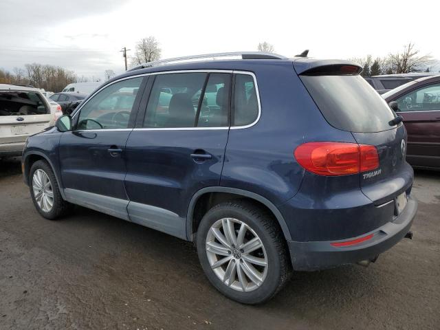 WVGBV3AX0DW597639 - 2013 VOLKSWAGEN TIGUAN S BLUE photo 2