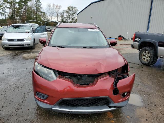 5N1AT2MV2EC869441 - 2014 NISSAN ROGUE S RED photo 5