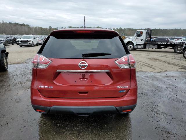 5N1AT2MV2EC869441 - 2014 NISSAN ROGUE S RED photo 6