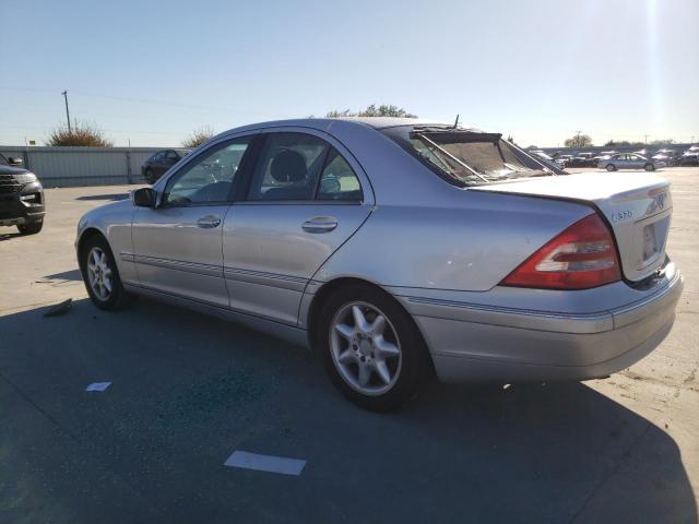 WDBRF64J91F093366 - 2001 MERCEDES-BENZ C 320 SILVER photo 2