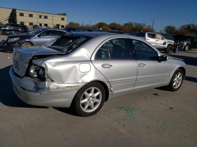 WDBRF64J91F093366 - 2001 MERCEDES-BENZ C 320 SILVER photo 3