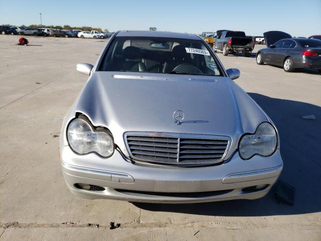 WDBRF64J91F093366 - 2001 MERCEDES-BENZ C 320 SILVER photo 5