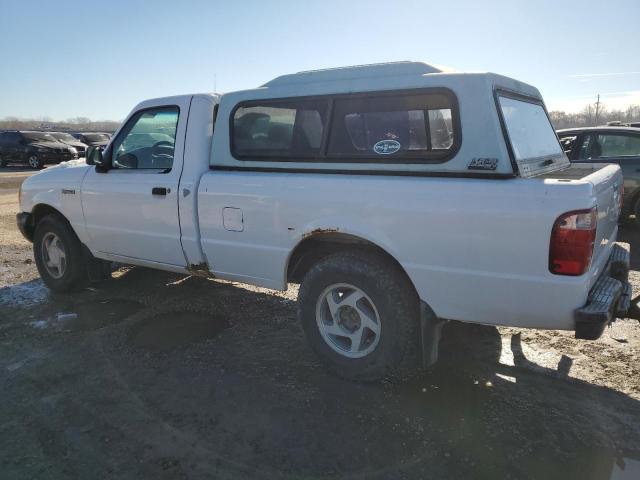 1FTYR10U71PA78270 - 2001 FORD RANGER WHITE photo 2