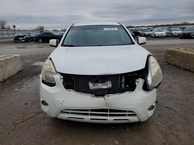 JN8AS5MV7DW103764 - 2013 NISSAN ROGUE S WHITE photo 5