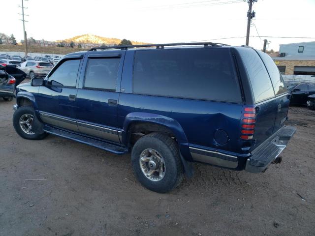 3GNGK26J2XG109707 - 1999 CHEVROLET SUBURBAN K2500 BLUE photo 2