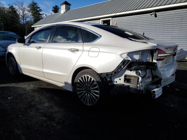 3FA6P0H98HR173274 - 2017 FORD FUSION SE WHITE photo 2