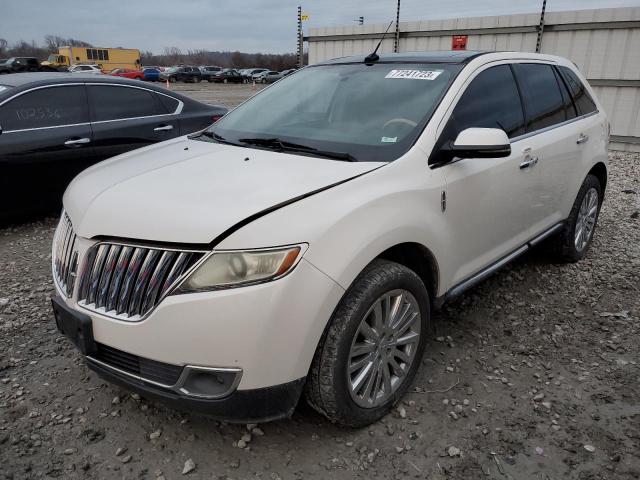 2LMDJ8JK4DBL06359 - 2013 LINCOLN MKX WHITE photo 1