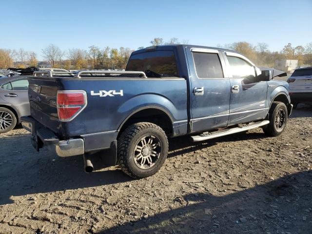 1FTFW1ET6DFC45552 - 2013 FORD F150 SUPERCREW BLUE photo 3