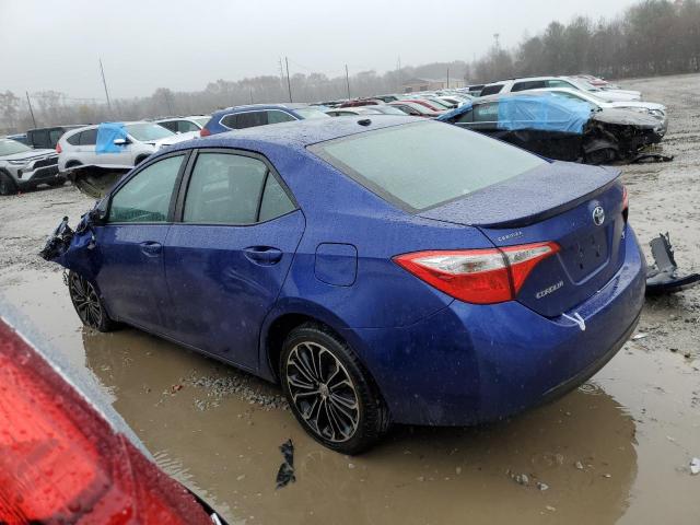 2T1BURHE7GC742056 - 2016 TOYOTA COROLLA L BLUE photo 2