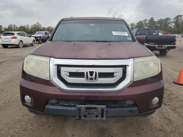 5FNYF3H95BB049740 - 2011 HONDA PILOT TOURING BURGUNDY photo 5