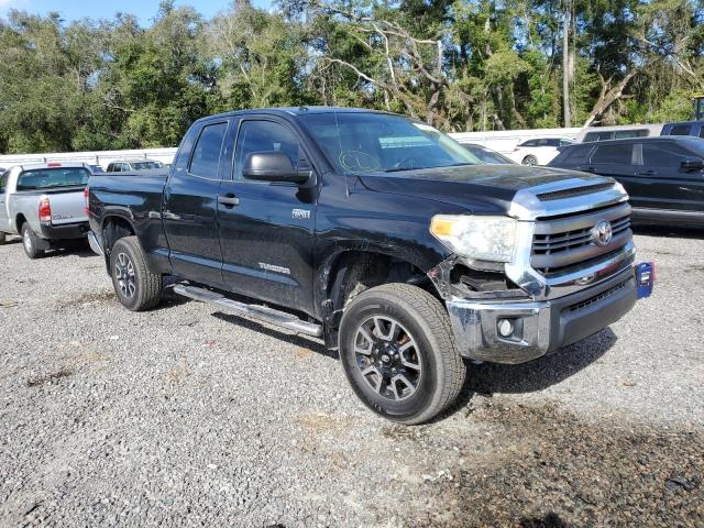 5TFUW5F1XEX410672 - 2014 TOYOTA TUNDRA DOUBLE CAB SR/SR5 BLACK photo 4