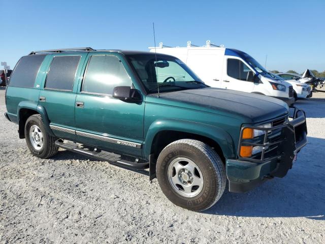 1GNEK13R8YR162635 - 2000 CHEVROLET TAHOE K1500 GREEN photo 4