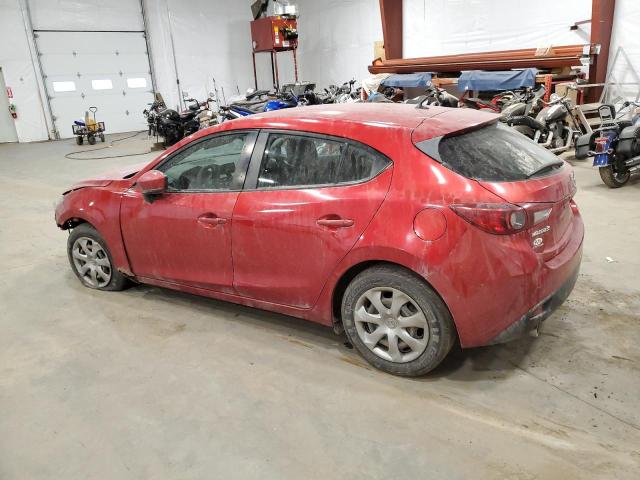 JM1BM1K78E1142496 - 2014 MAZDA 3 SPORT RED photo 2