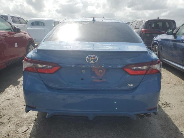 4T1T11AK9PU185342 - 2023 TOYOTA CAMRY SE NIGHT SHADE BLUE photo 6