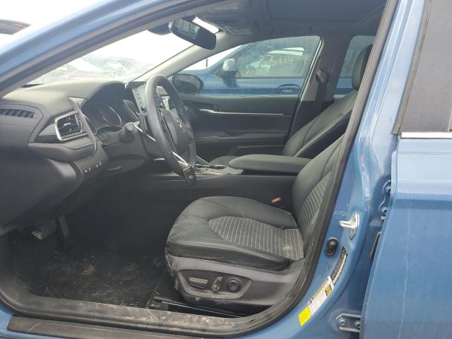 4T1T11AK9PU185342 - 2023 TOYOTA CAMRY SE NIGHT SHADE BLUE photo 7