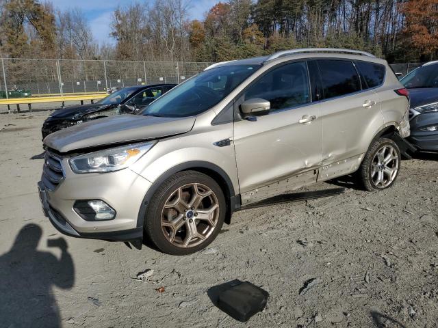 1FMCU0JD9HUA76500 - 2017 FORD ESCAPE TITANIUM BEIGE photo 1