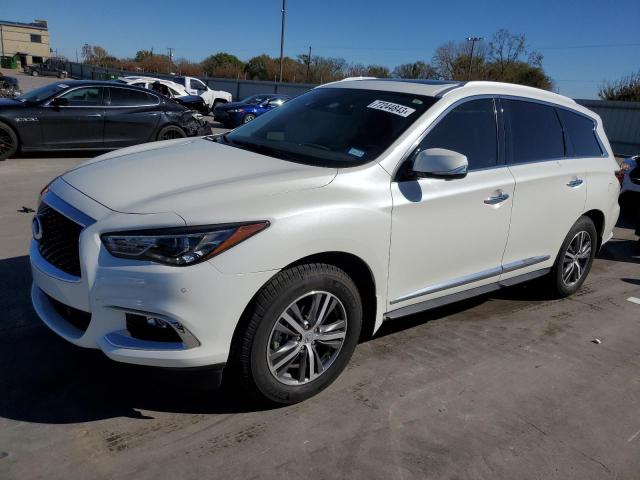 5N1DL0MN5LC506078 - 2020 INFINITI QX60 LUXE WHITE photo 1