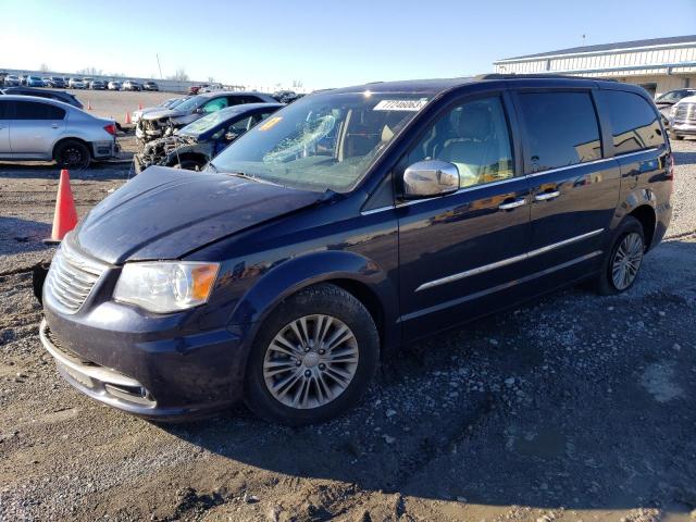 2C4RC1CGXGR175059 - 2016 CHRYSLER TOWN & COU TOURING L BLUE photo 1