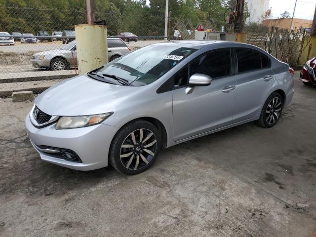 2HGFB2F94FH519144 - 2015 HONDA CIVIC EXL ვერცხლისფერი ფოტო 1