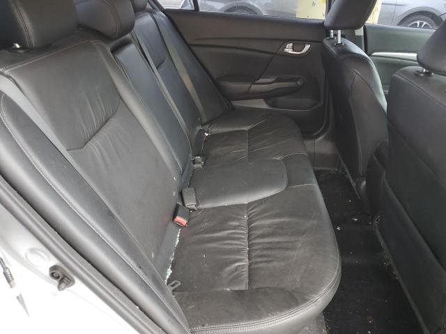 2HGFB2F94FH519144 - 2015 HONDA CIVIC EXL ვერცხლისფერი ფოტო 10