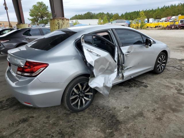 2HGFB2F94FH519144 - 2015 HONDA CIVIC EXL ვერცხლისფერი ფოტო 3