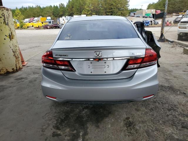 2HGFB2F94FH519144 - 2015 HONDA CIVIC EXL ვერცხლისფერი ფოტო 6