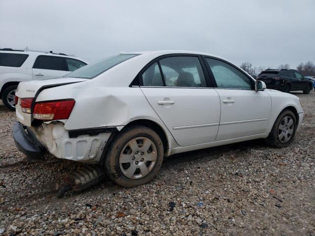 5NPET46C98H318591 - 2008 HYUNDAI SONATA GLS WHITE photo 3