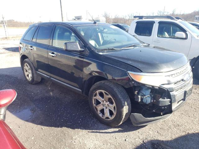 2FMDK3JC1BBA08241 - 2011 FORD EDGE SEL BLACK photo 4